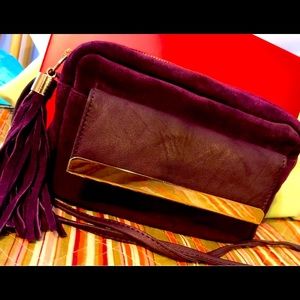 🔹 ASOS Leather/Suede Crossbody Bag